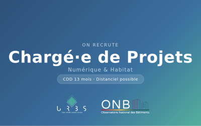On recrute un·e Chargé·e de Projets — numérique & habitat